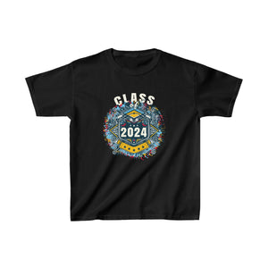 Senior 2024 Class of 2024 Back To School Teacher Students Boys Tshirts