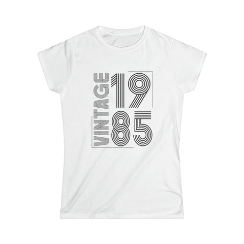 Vintage 1985 T Shirts for Women Retro Funny 1985 Birthday Women Shirts