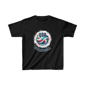USA 2024 United States American Sport 2024 Volleyball Boys T Shirts