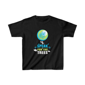 I Speak For Trees Earth Day Save Earth Inspiration Hippie Boys Shirts