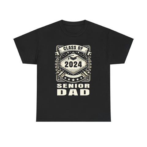 Senior 2024 Senior Dad Senior 2024 Parent Class of 2024 Mens T Shirts Plus Size Big and Tall