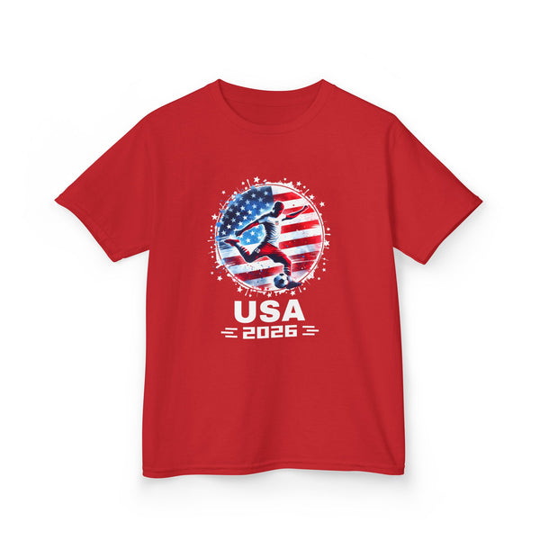 USA Player 2026 Team Boys Kids Girls Youth Teen USA 2026 T-Shirts for Kids Youth