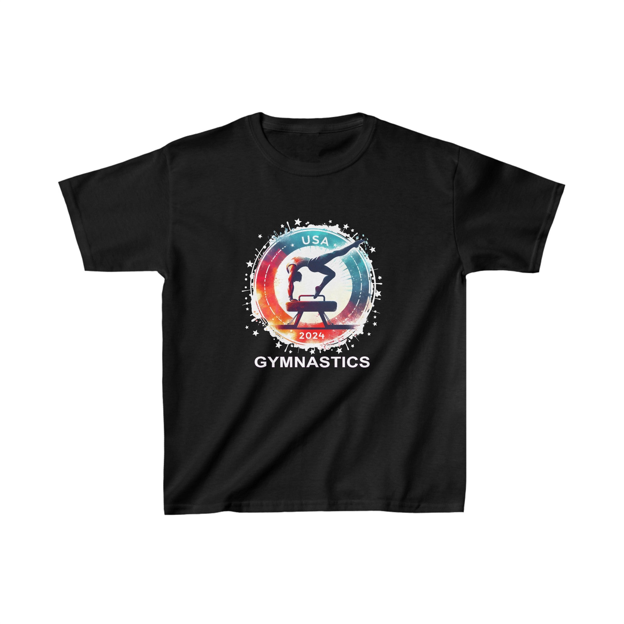 USA 2024 Games United States Sport 2024 USA Mens Gymnastics Boys T Shirts