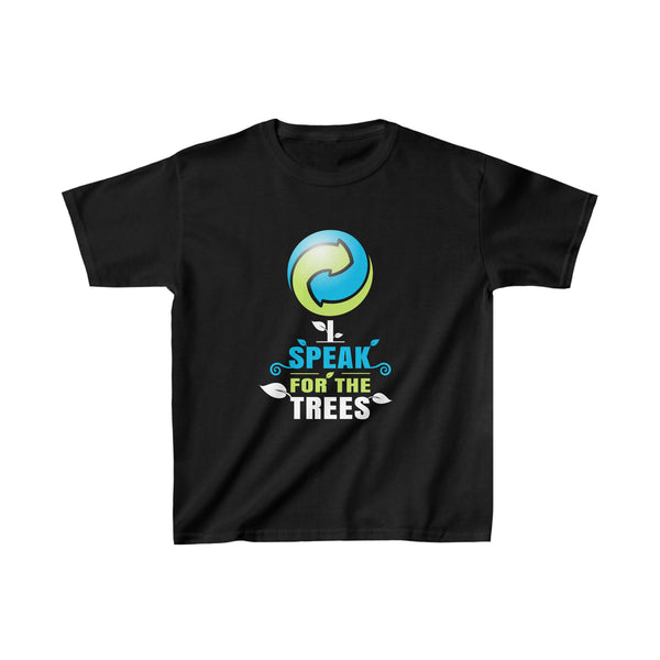 I Speak For Trees Planet Save Earth Day Graphic Boys Shirts