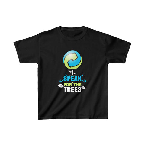 I Speak For Trees Planet Save Earth Day Graphic Boys Shirts
