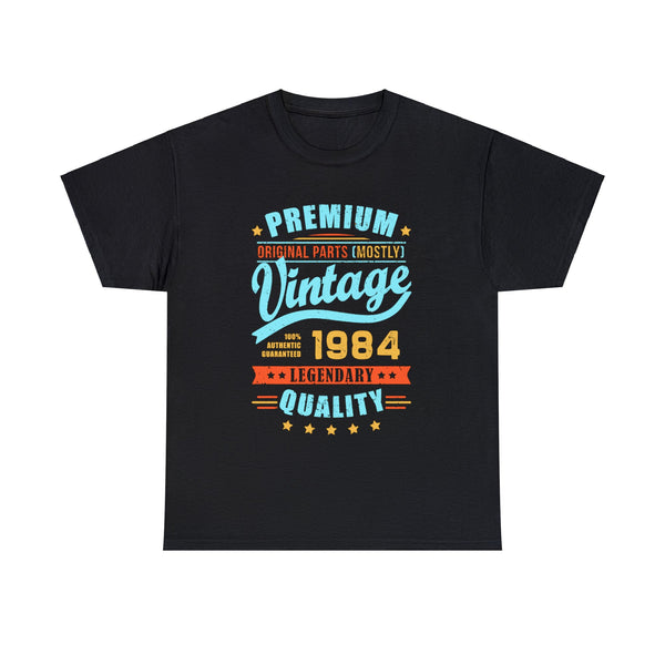 Vintage 1984 TShirt Men Limited Edition BDay 1984 Birthday Men Shirts Big and Tall Plus Size