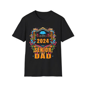 Senior Dad 2024 Proud Dad Class of 2024 Dad of the Graduate Mens T Shirt