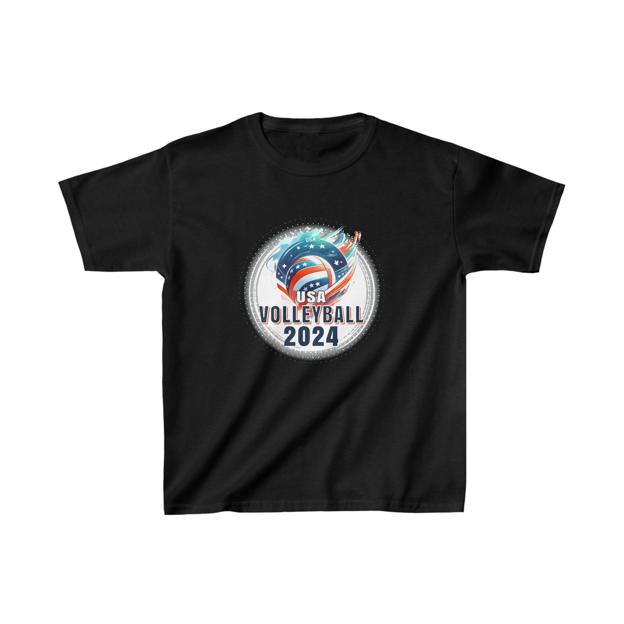 USA 2024 United States American Sport 2024 Volleyball Girls Shirts