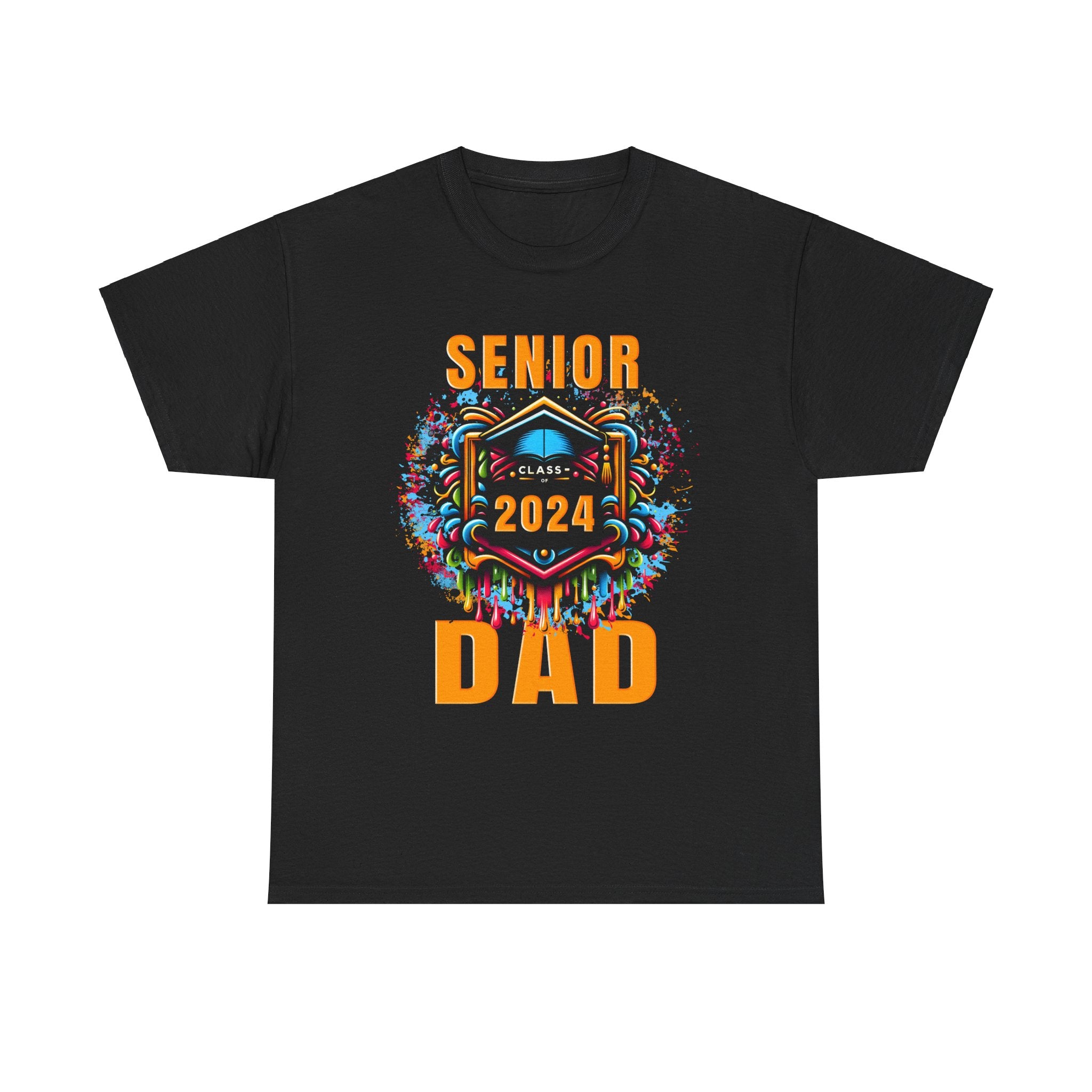 Senior Dad 2024 Proud Dad Class of 2024 Dad of 2024 Graduate Big and Tall Shirts for Men Plus Size