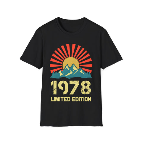 Vintage 1978 Limited Edition 1978 Birthday Shirts for Men Shirts for Men