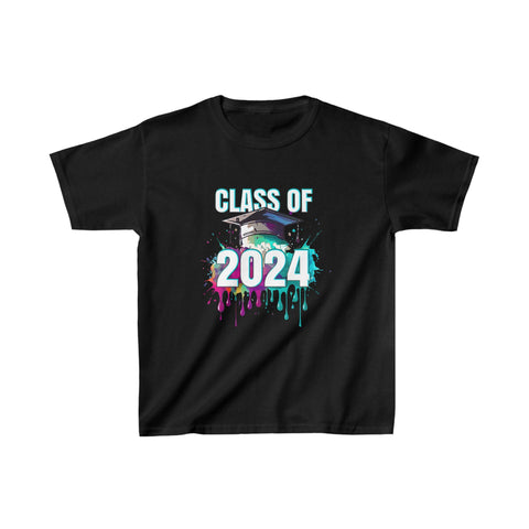 Class of 2024 Grow With Me First Day of School Graduation Boy Shirts