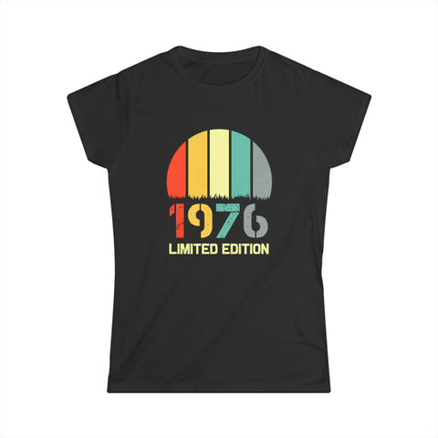 Vintage 1976 TShirt Women Limited Edition BDay 1976 Birthday Womens T Shirts