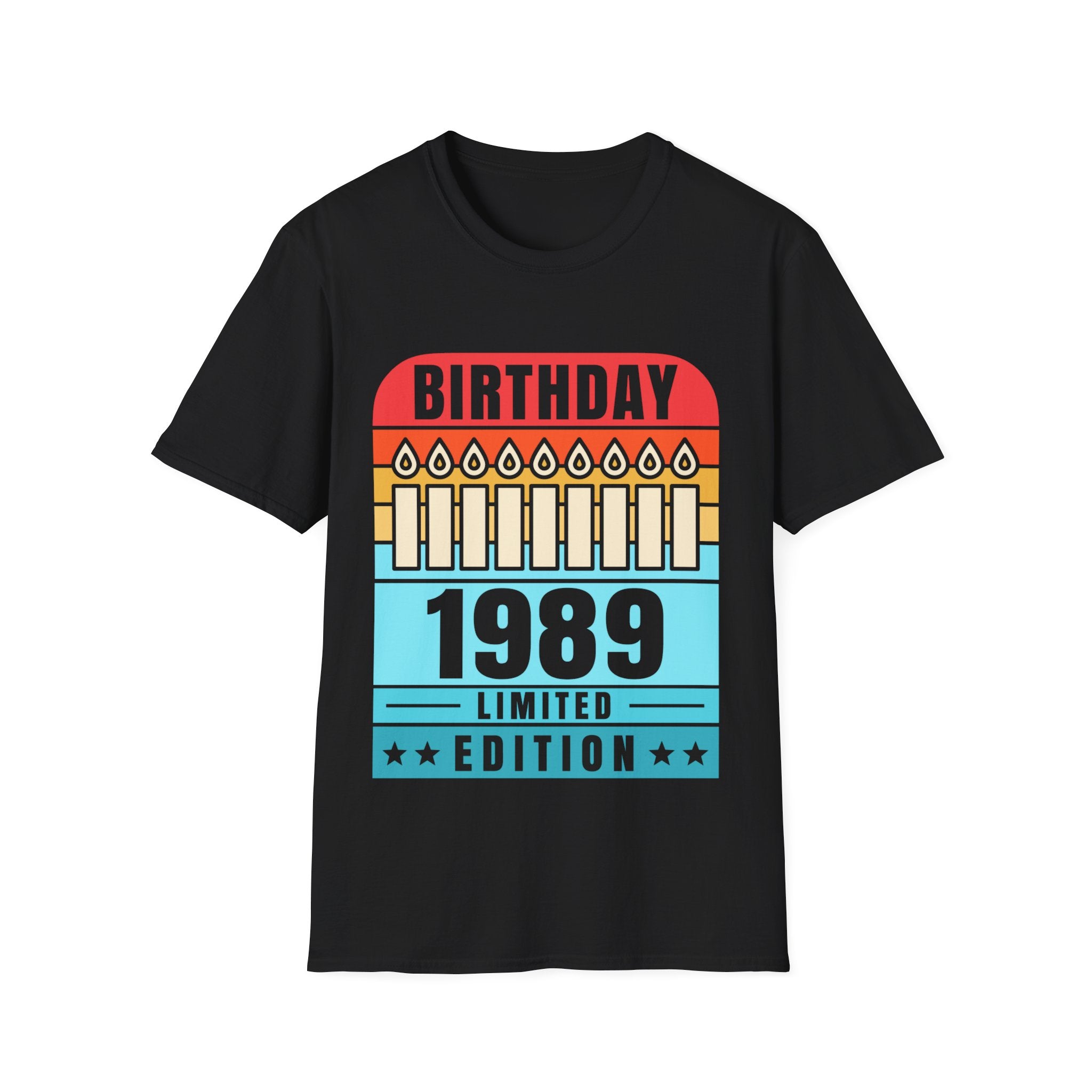 Vintage 1989 TShirt Men Limited Edition BDay 1989 Birthday Mens Shirt