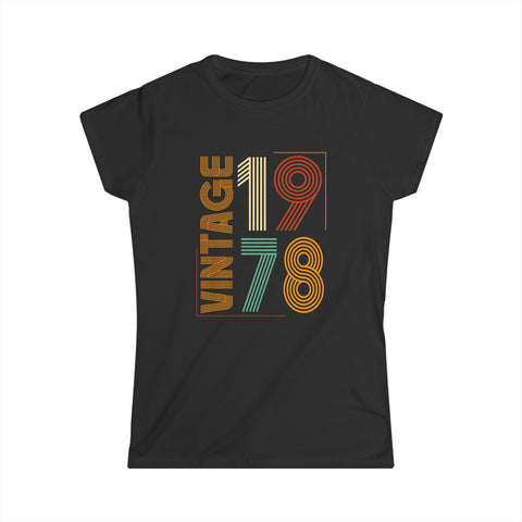 Vintage 1978 TShirt Women Limited Edition BDay 1978 Birthday Womens T Shirt