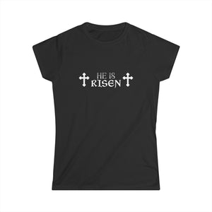 Easter Christian He Is Risen Resurrection Orthodox Easter Womens T Shirt