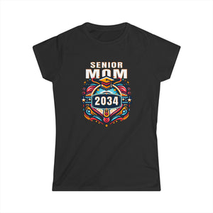 Mom Senior 2034 Class of 2034 Senior 34 Graduation 2034 Shirts for Women