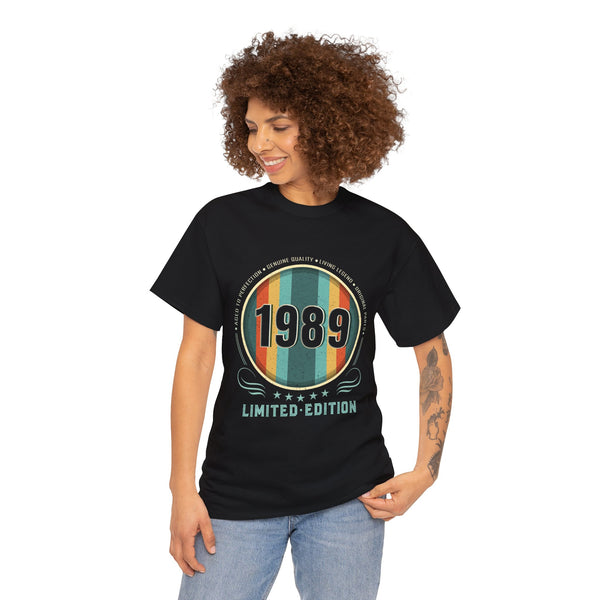 Vintage 1989 TShirt Women Limited Edition BDay 1989 Birthday Women Shirts Plus Size