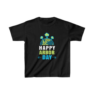 Happy Arbor Day Shirt Activism Earth Day Tree Planting Girls Shirts