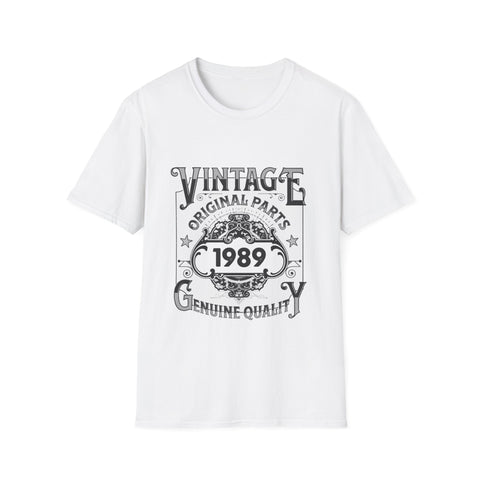 Vintage 1989 TShirt Men Limited Edition BDay 1989 Birthday Mens Shirt