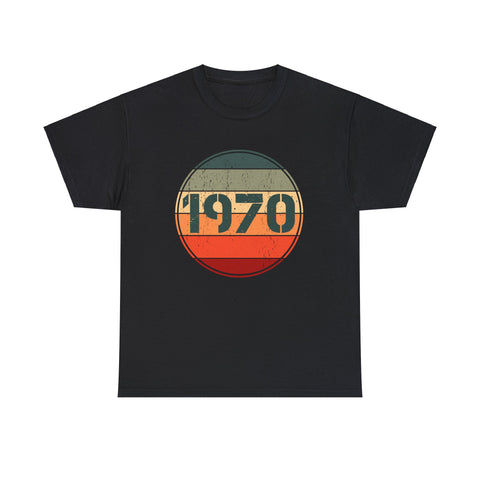 Vintage 1970 Birthday Shirts for Men Funny 1970 Birthday Big and Tall Shirts for Men Plus Size