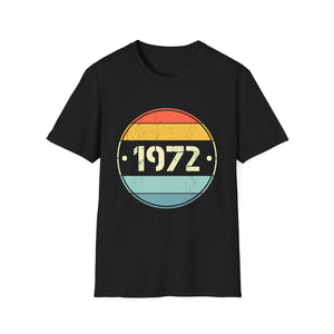 Vintage 1972 Birthday Shirts for Men Funny 1972 Birthday Men Shirts