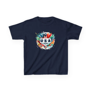 USA 2026 Go United States Sport USA Team 2026 USA T-Shirts for Kids Boys Girls Youth