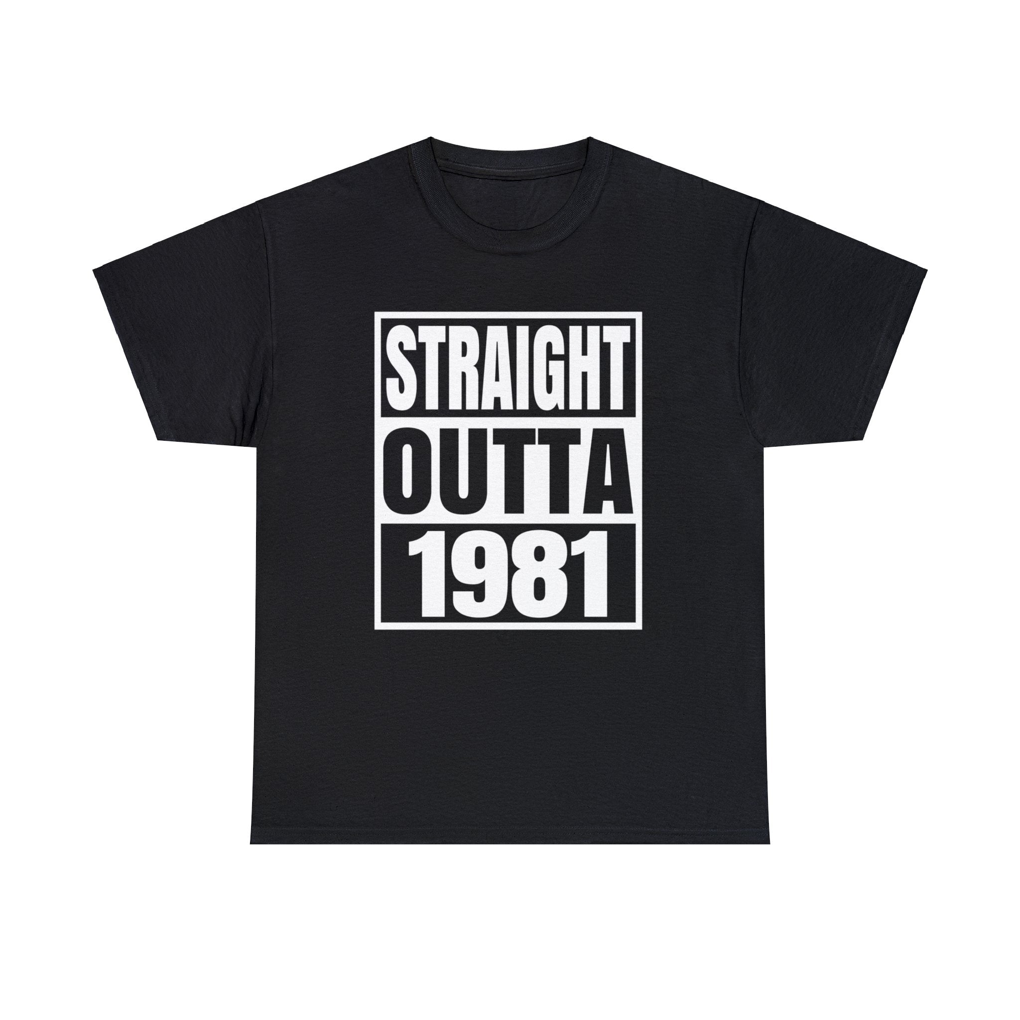 Vintage 1981 T Shirts for Men Retro Funny 1981 Birthday Men Shirts Big and Tall Plus Size