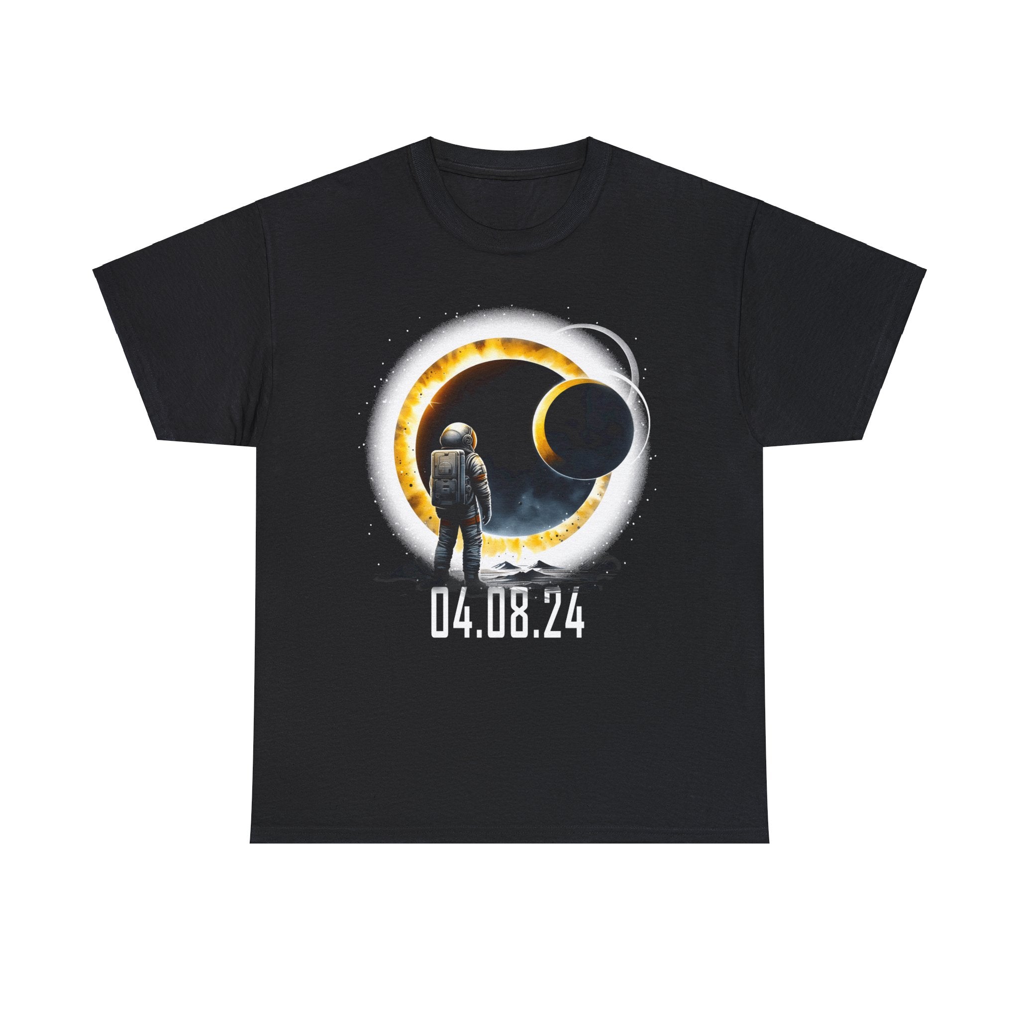 2024 Solar Eclipse American Totality Spring 4.08.24 Big and Tall Shirts for Men Plus Size