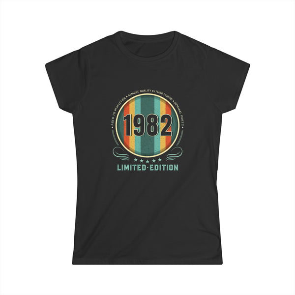Vintage 1982 TShirt Women Limited Edition BDay 1982 Birthday Shirts for Women