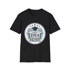 Senior 2024 Class of 2024 Graduation or First Day of School Mens Tshirts