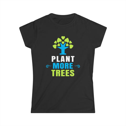 Happy Arbor Day Shirt Plant Trees Cool Earth Day Arbor Day Womens T Shirt