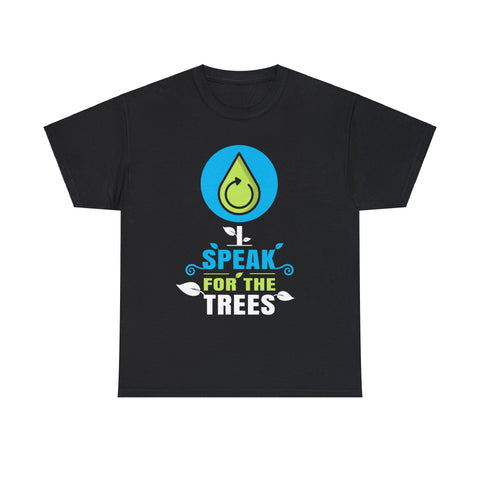 I Speak For Trees Earth Day Save Earth Inspiration Hippie Mens Shirt Plus Size Big and Tall