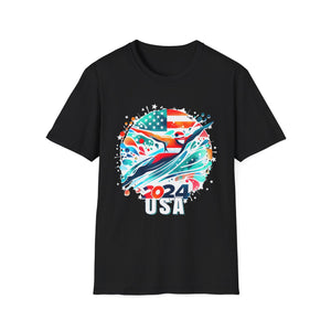 USA 2024 United States American Sport 2024 Swimming Mens Shirt