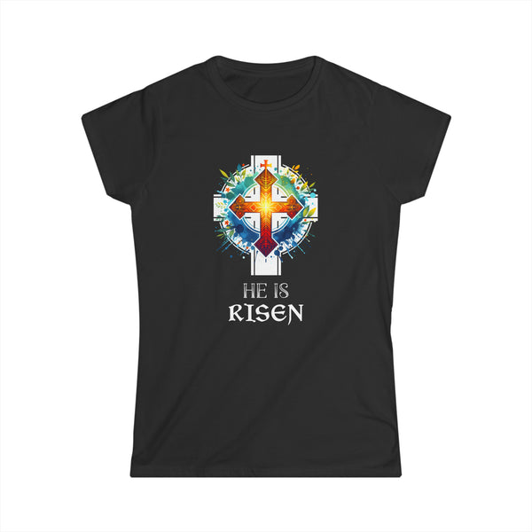 Easter Christian He Is Risen Resurrection Men Women Kids Shirts for Women