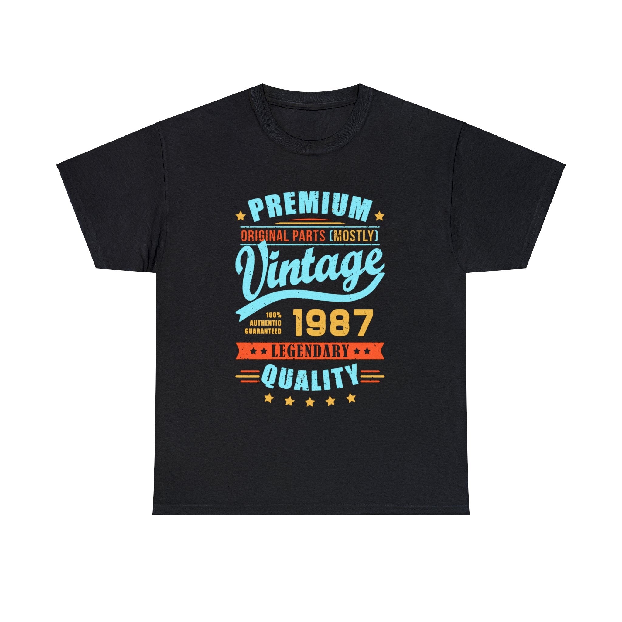 Vintage 1987 TShirt Men Limited Edition BDay 1987 Birthday Mens Tshirts for Men Big and Tall