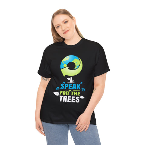 I Speak For The Trees Shirt Gift Environmental Earth Day Plus Size Clothing for Women