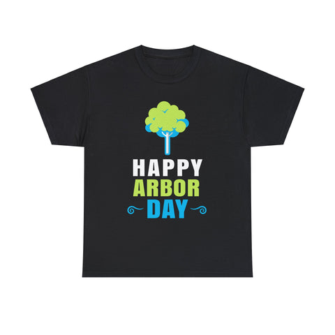 Happy Arbor Day Shirt Earth Day Environmental Activist Big and Tall Shirts for Men Plus Size