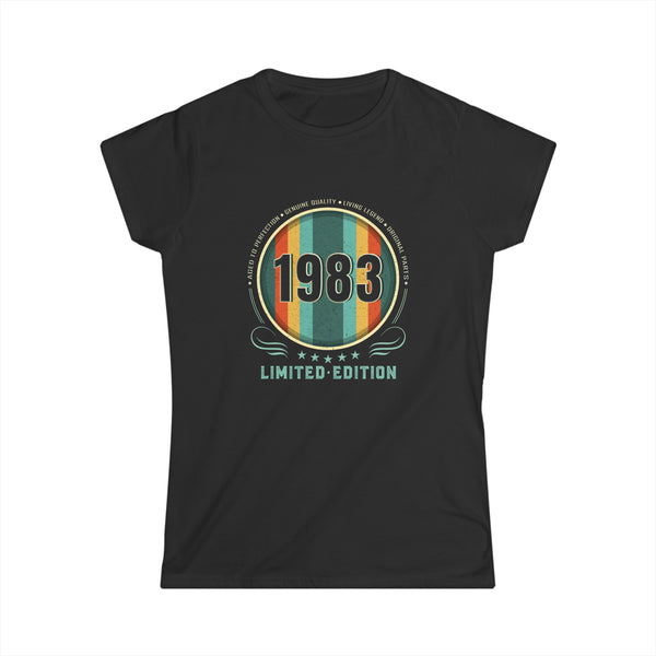 Vintage 1983 TShirt Women Limited Edition BDay 1983 Birthday Women Shirts