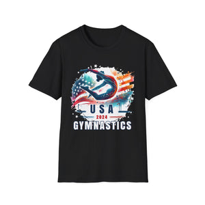 USA 2024 Games United States Gymnastics America 2024 USA Mens Shirts