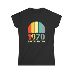 Vintage 1970 TShirt Women Limited Edition BDay 1970 Birthday Shirts for Women