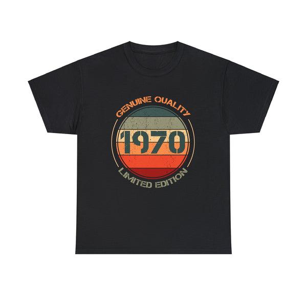 Vintage 1970 T Shirts for Men Retro Funny 1970 Birthday Big and Tall Tshirts Shirts for Men
