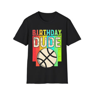 Perfect Dude Birthday Boy Birthday Dude Basketball Birthday Gifts Gamer Mens Shirt