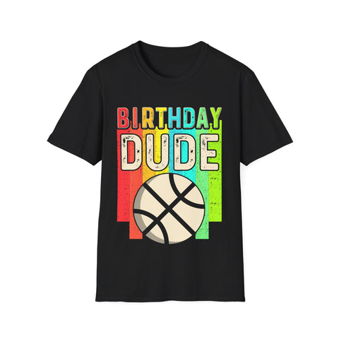 Perfect Dude Birthday Boy Birthday Dude Basketball Birthday Gifts Gamer Mens Shirt