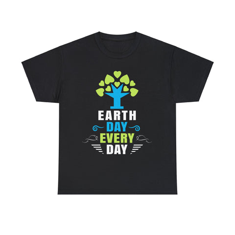 Earth Day Climate Everyday Awareness Planet Animal Earth Day Mens Shirt Plus Size Big and Tall
