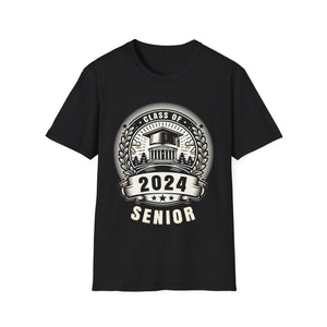 Senior 2024 Class of 2024 Graduation First Day Of School Mens Tshirts