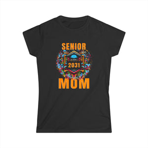 Senior Mom 2031 Proud Mom Class of 2031 Mom of 2031 Graduate Womens Shirts