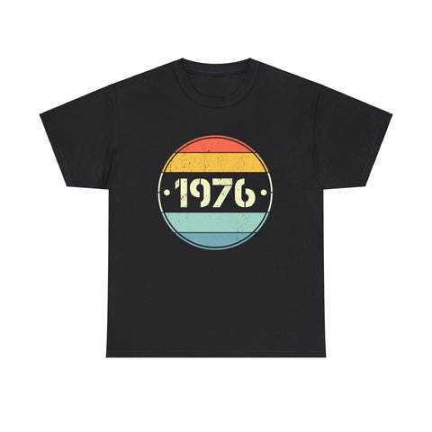Vintage 1976 Birthday Shirts for Men Funny 1976 Birthday Mens T Shirts Plus Size Big and Tall