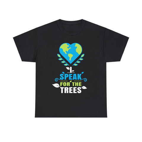 Nature Shirt I Speak For The Trees Save the Planet Big and Tall Shirts for Men Plus Size