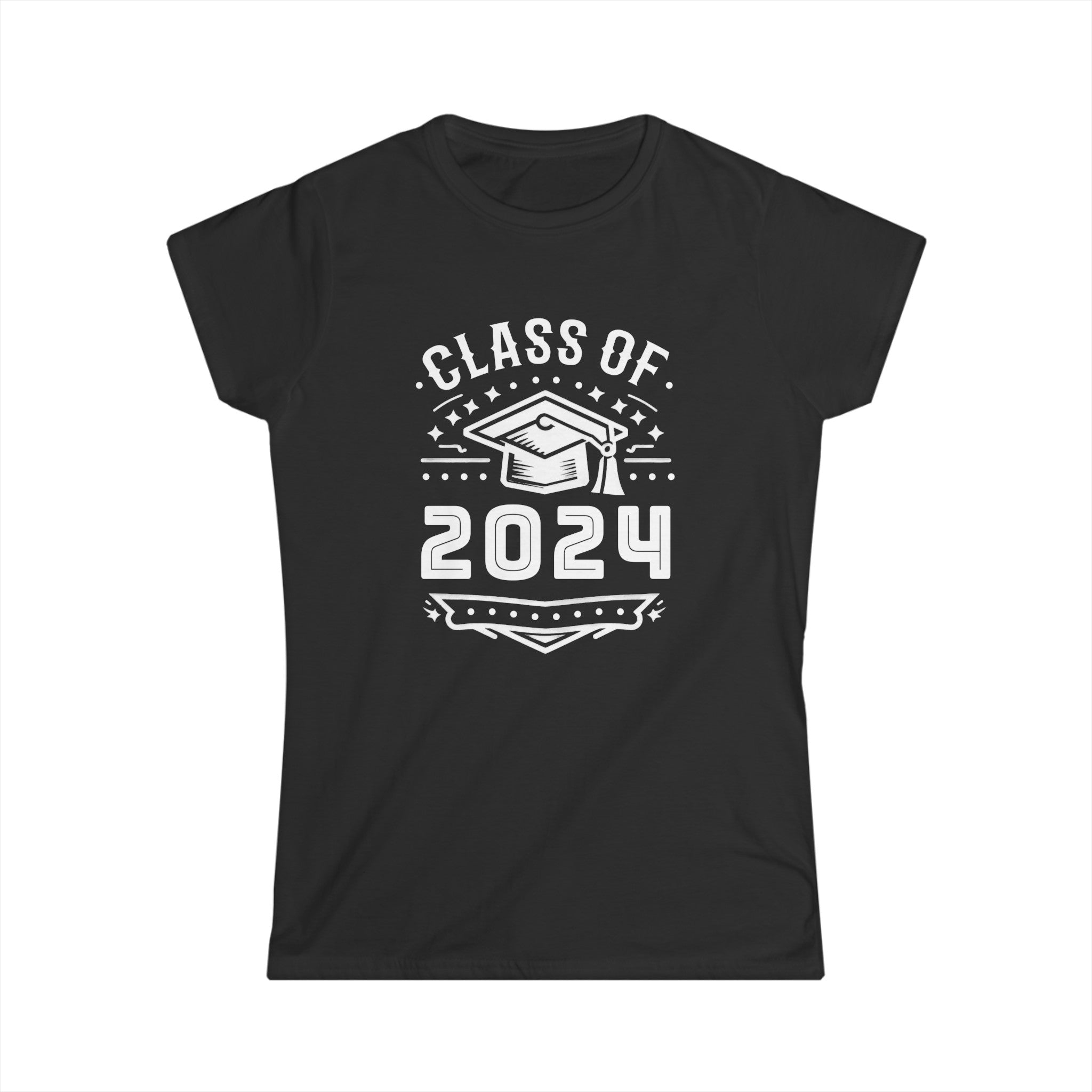 Senior 2024 Class of 2024 Graduation First Day Of School Womens T Shirt