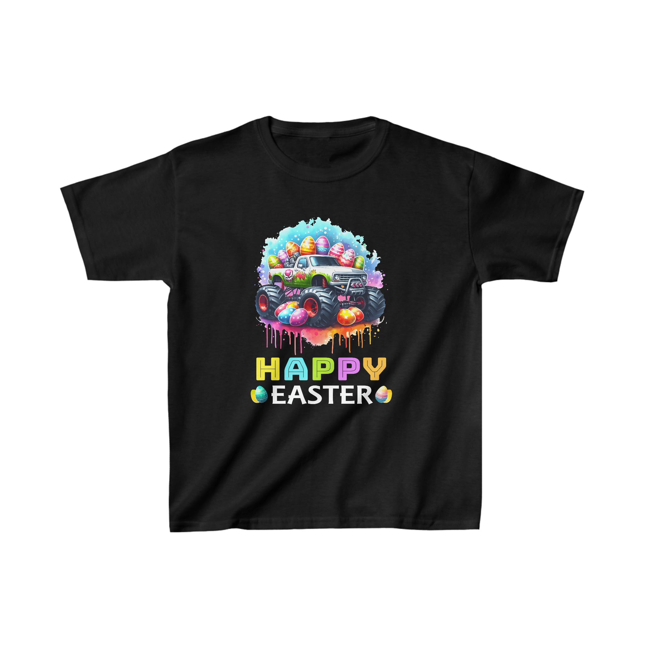 Easter Monster Truck Truck Easter Egg Hunting Shirt Easter Boys Shirt